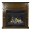 Pleasant Hearth 46 in. Natural Gas Full Size Heritage Vent Free Fireplace System 32,000 BTU 7