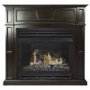 Pleasant Hearth 46 in. Natural Gas Full Size Tobacco Vent Free Fireplace System 32,000 BTU 7