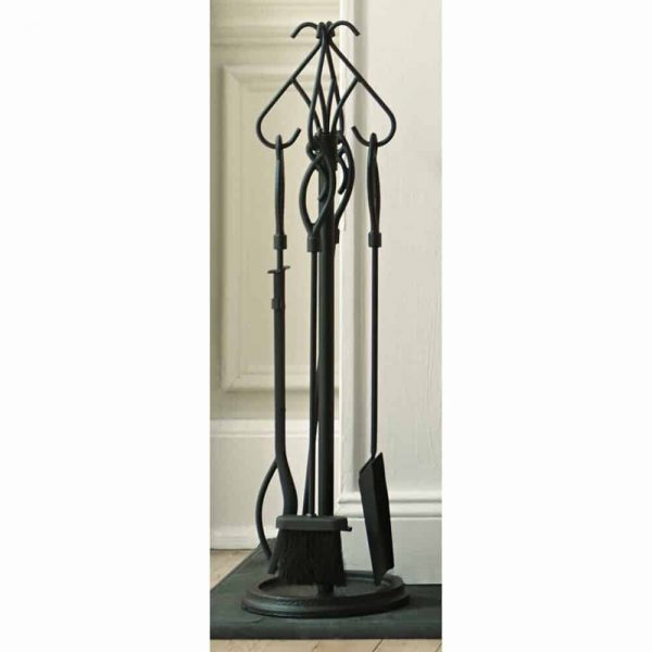 Pleasant Hearth 5 Piece Gothic Fireplace Tool Set