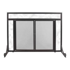 Pleasant Hearth FA183S-L Manchester Fireplace Screen (Large Size)