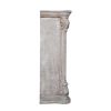 PolyStone Roma Electric Fireplace Heater Mantel with Remote 6