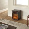 Portable Electric Fireplace Night Stand with Remote - 3-D Log and Fire Effect by e-Flame USA 11