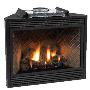Premium 36" Direct-Vent LP Millivolt Control Fireplace with Blower