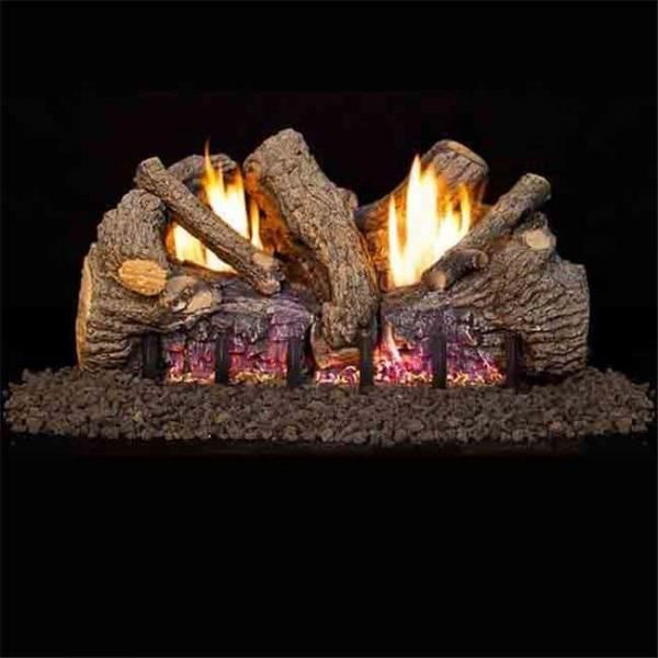 Products 24 in. G19A Series Foothill Oak Vent Free Log Set