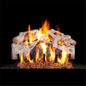 Products CHMBW-18-20 18 & 20 in. Charred Mountain Birch Vented Log Set