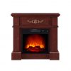 Prokonian Electric Fireplace with 32" Mantle, Royal Cherry 3