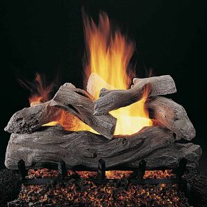 Rasmussen Manzanita Log Set w/ 18" (CS) Burner and Pilot Kit