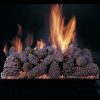 Rasmussen Pine Cones Fireplace Set w/ 18" (CS) Burner and No Pilot Kit
