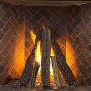 Rasmussen Tipi Log Set for Rumford Style Fireplaces