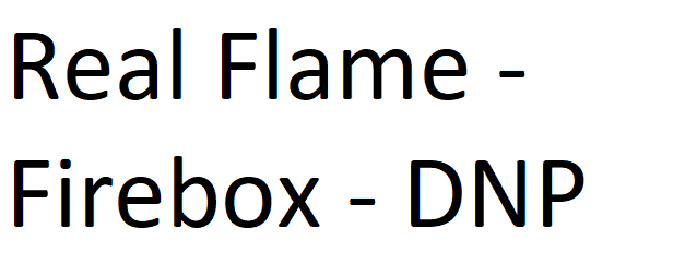 Real Flame Standard Electric Firebox