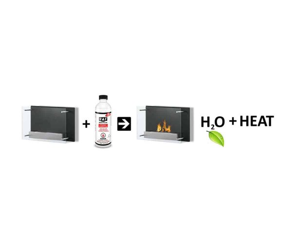 Regal Flame 24QRT 1 qt. Bio-Ethanol Fireplace Fuel - 24 Bottles 2