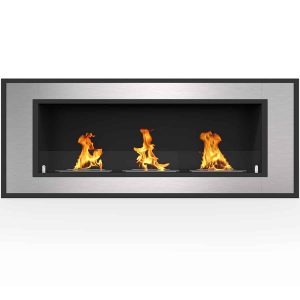 Regal Flame Cynergy 43" Ventless Built In Recessed Bio Ethanol Wall Mounted Fireplace