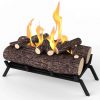 Regal Flame ECK20WD15 18in Wood Convert to Ethanol Fireplace Log Set - Oak