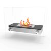 Regal Flame EF6004BK Alor Ventless Free Standing Ethanol Fireplace in Black 3