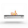 Regal Flame EF6004BK Alor Ventless Free Standing Ethanol Fireplace in Black 4