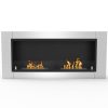 Regal Flame ER8001-EF 43 in. Fargo Ventless Built In Recessed Bio Ethanol Wall Mounted Fireplace