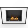 Regal Flame ER8004 Austin 32 in. Ventless Built-In Recessed Bio Ethanol Wall Mounted Fireplace 8