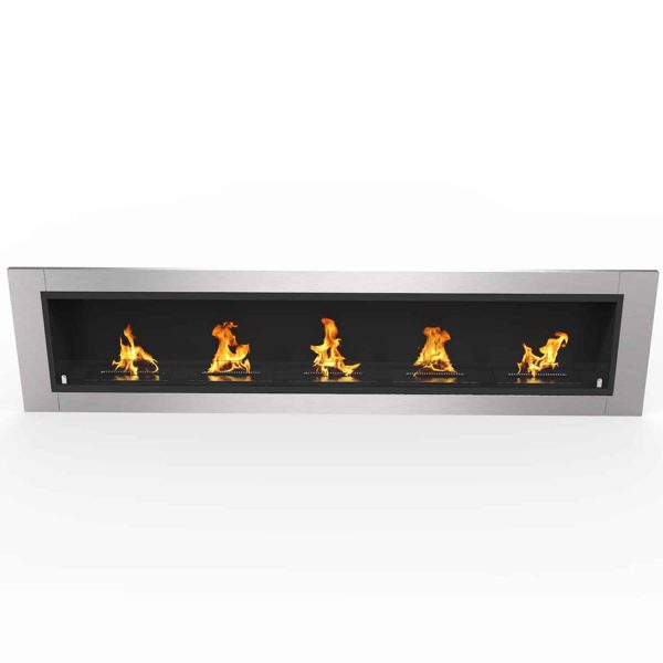 Regal Flame ER8007 Cambridge 70.9 in. Ventless Built-In Recessed Bio Ethanol Wall Mounted Fireplace 2