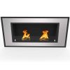 Regal Flame ER8014 Cynergy 43 in. Ventless Built-In Recessed Bio Ethanol Wall Mounted Fireplace 4
