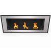 Regal Flame ER8015 Cynergy 50 in. Ventless Built-In Recessed Bio Ethanol Wall Mounted Fireplace 4