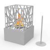 Regal Flame ET7002GRY Bruno Ventless Tabletop Portable Bio Ethanol Fireplace in Gray 3