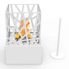 Regal Flame ET7002WHT Bruno Ventless Tabletop Bio Ethanol Fireplace in White 3