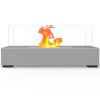 Regal Flame ET7005GRY Utopia Ventless Tabletop Portable Bio Ethanol Fireplace in Gray 4
