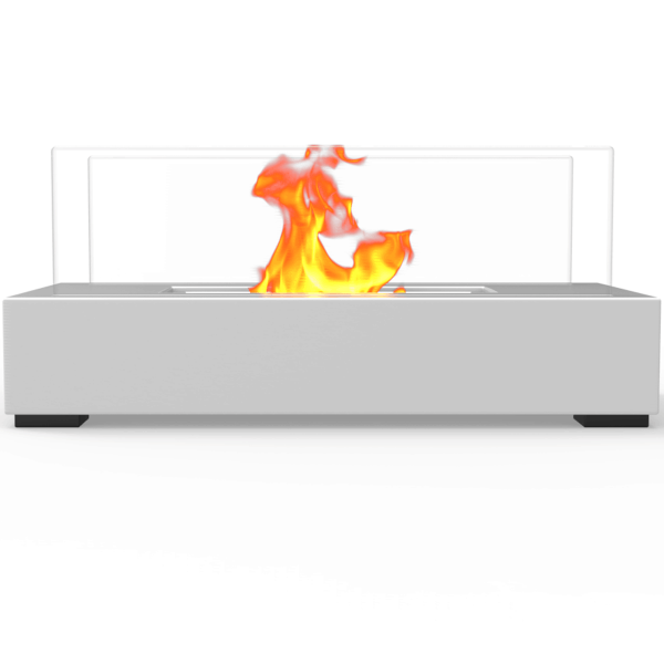 Regal Flame ET7005WHT Utopia Ventless Tabletop Portable Bio Ethanol Fireplace in White 2