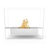 Regal Flame ET7009-MF Lyon Tabletop Portable Bio Ethanol Fireplace in White 4