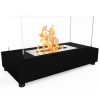Regal Flame ET7010BK-MF2 Vigo Ventless Tabletop Portable Bio Ethanol Fireplace in Black