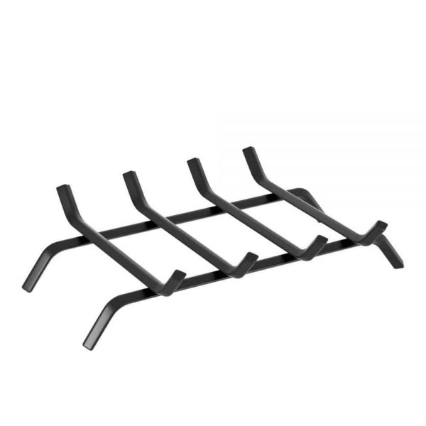 Regal Flame LRFP1015 18in Wrought Iron Fireplace Log Grate in Black
