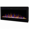 Regal Flame LW2035CC Lexington 35 in. Built-in Ventless Heater Recessed Wall Mounted Electric Fireplace - Crystal 2