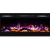 Regal Flame LW2035WL-MF 35 in. Cynergy Log Built in Wall Mounted Electric Fireplace 6