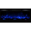Regal Flame LW2050WL-GL Fusion 50 in. Log Built-in Ventless Recessed Wall Mounted Electric Fireplace 5