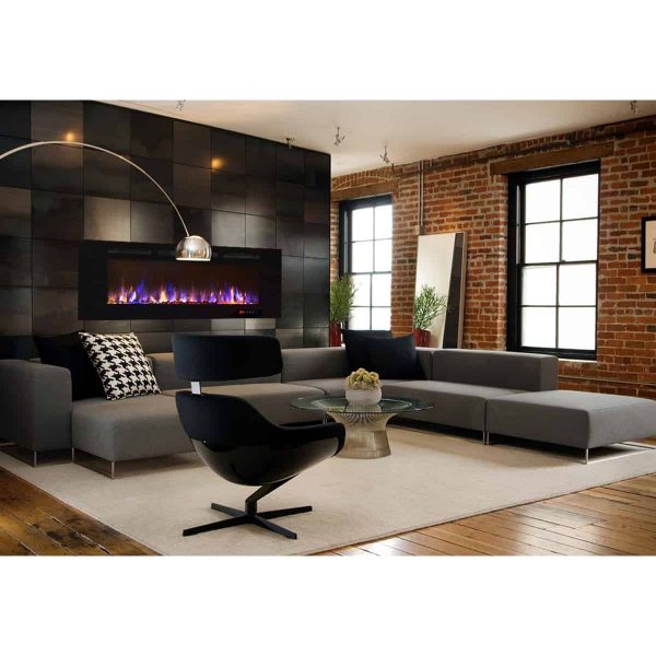 Regal Flame LW2060MC Astoria 60in Wall Mounted Electric Fireplace -MultiColor 1