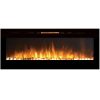 Regal Flame LW2060WS Astoria 60in Wall Mounted Electric Fireplace - Pebble