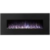 Regal Flame LW5098BK Rigel 50in Black Electric Wall Mounted Fireplace - Pebble 3