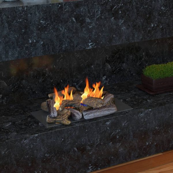 Regal Flame Petite Propane Gel Ethanol or Gas Fireplace Decorative Logs 3