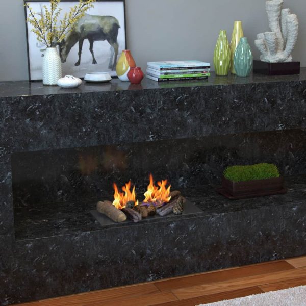 Regal Flame RFA1009 Ceramic Fiber Petite Fireplace Logs - Set of 9 1