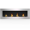 Regal Flame Warren 50" PRO Ventless Built In Recessed Bio Ethanol Wall Mounted Fireplace