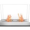Regal FlamePhoenix Ventless Free Standing Ethanol Fireplace In Stainless Steel 3