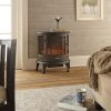 Regal Free Standing Electric Fireplace Stove by e-Flame USA - Black 14