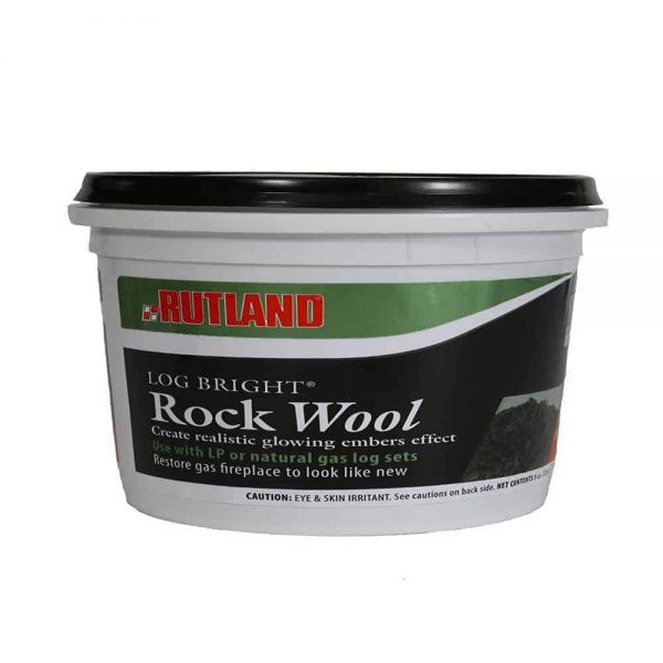 Rutland 587 Bright Rock Wool for Gas Log