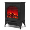 Ryan Rove Apollo Electric Fireplace Free Standing Portable Space Heater Stove