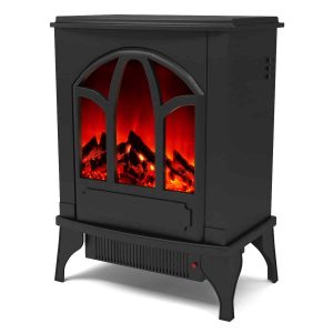 Ryan Rove Juno Electric Fireplace Free Standing Portable Space Heater Stove