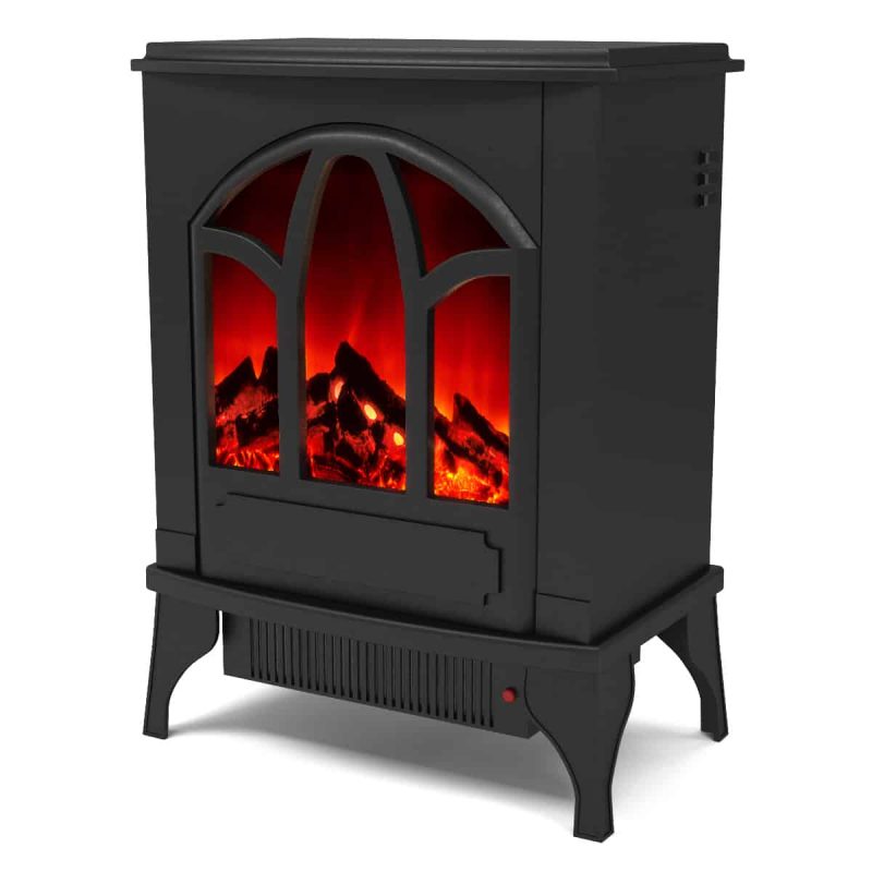 Ryan Rove Juno Electric Fireplace Free Standing Portable Space Heater Stove