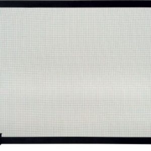 S129-1 Black Wrought Iron Panel Screen - 25 inch