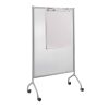 Safco 8510GR Collaboration Screens Impromptu Full Polycarbonate Screen