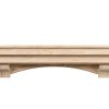 Salem 72" Unfinished Fireplace Mantel Shelf