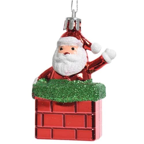 Santa in a Chimney